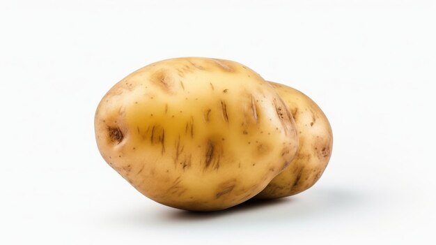 Photo potato isolated on white background