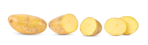 Potato isolated on white background