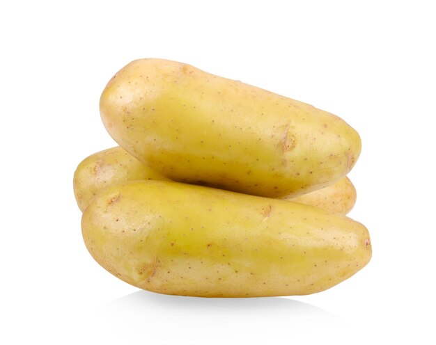 Potato isolated on white background