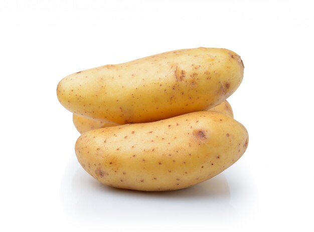 Potato isolated on white space