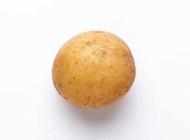 Potato isolated on white