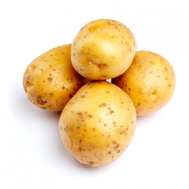 Potato isolated on white 