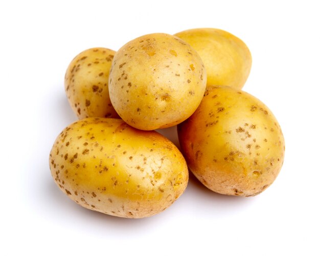 Potato isolated on white 