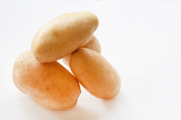 Potato Isolated on white.