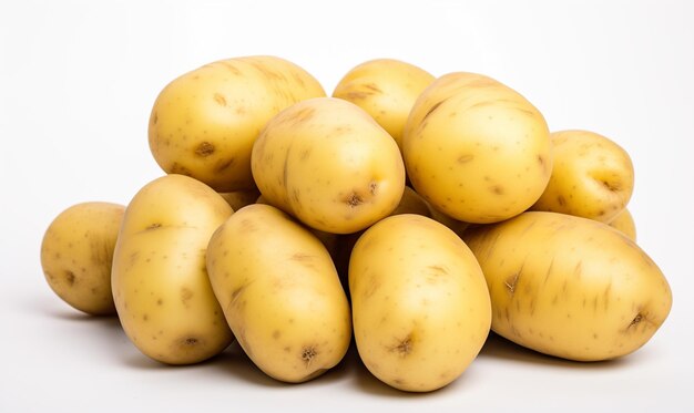 potato on isolated white