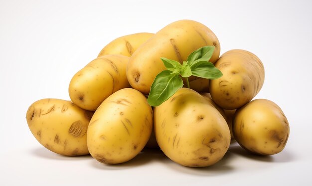 potato on isolated white