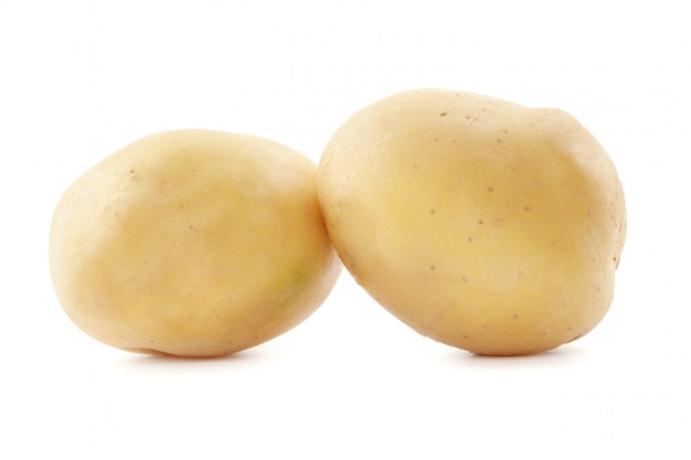 Potato isolated on white 