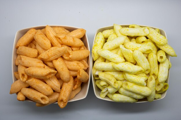 Potato Sticks isolated on white background