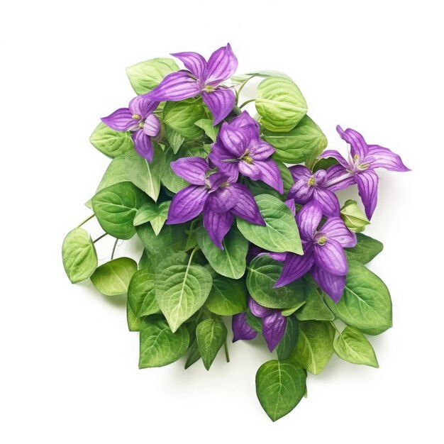 Photo potato vine isolated on white background