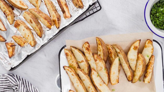 Photo potato wedges