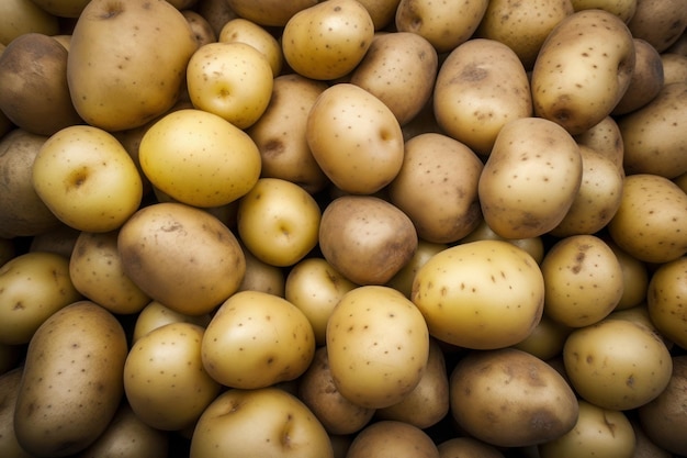 Potatoes harvest eat local organic market food