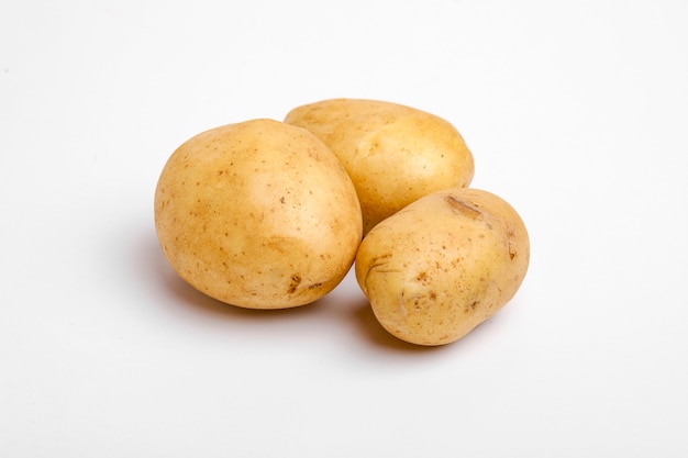 Potatoes isolated  .