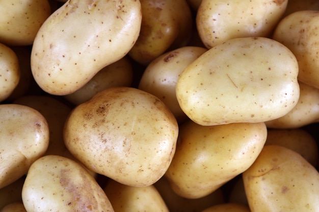 Potatoes on market