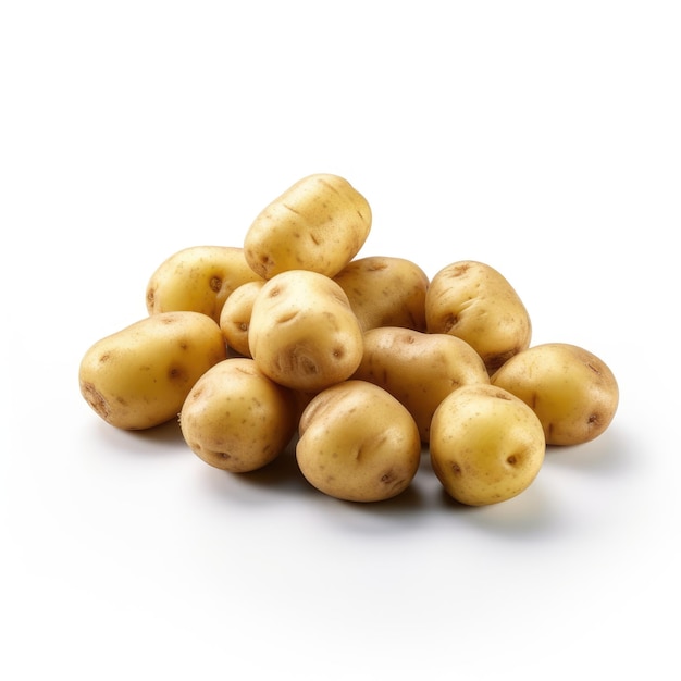 Potatoes Vegetable isolated on white background