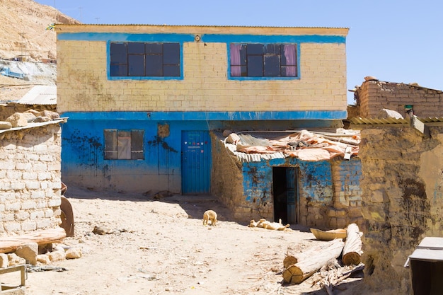 Vista sulla città mineraria di potosibolivia