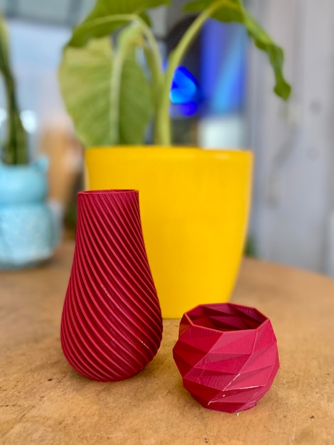 Foto piante in vaso e ceramica per stampanti 3d