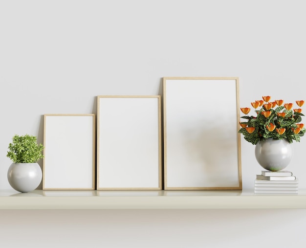 Photo potted plant on table