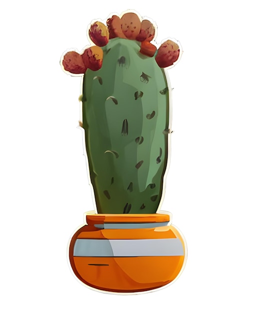 Foto cactus in vaso