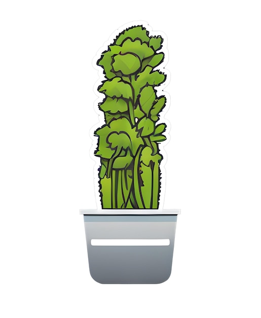 pottedcactussticker