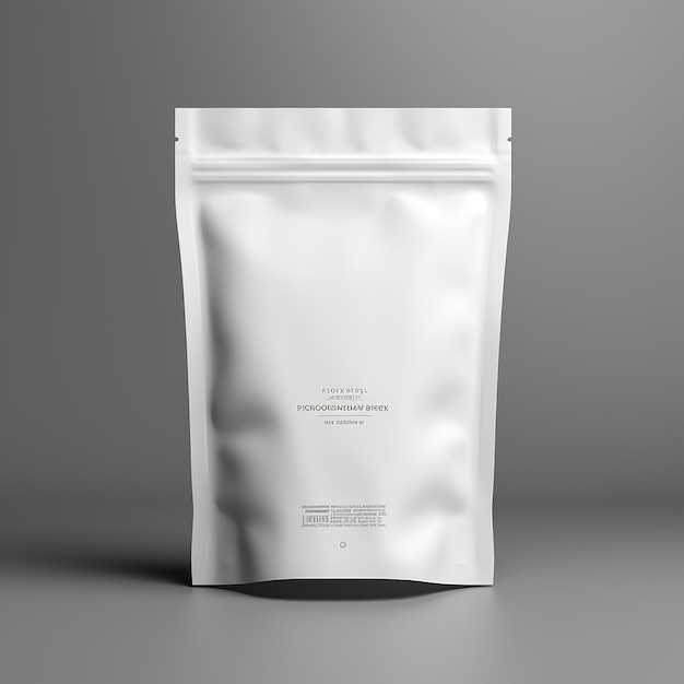 pouch packaging mockup