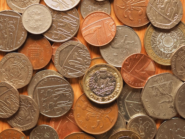 Pound coins United Kingdom currency