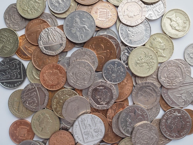 Pound coins, United Kingdom