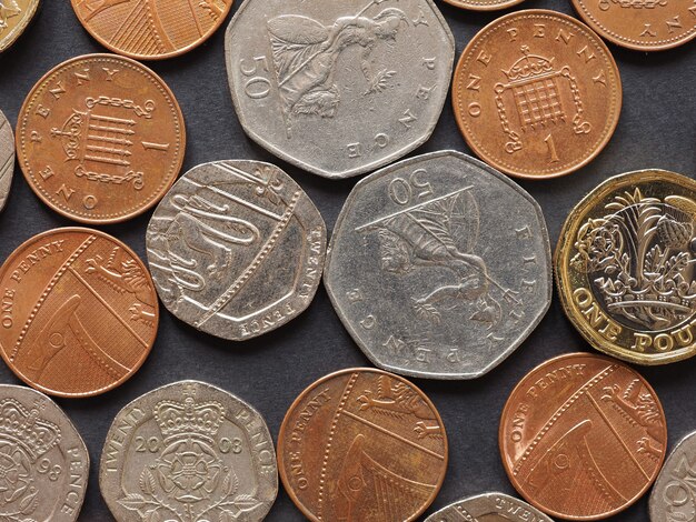 Pound coins, United Kingdom