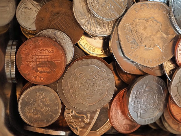 Pound coins, United Kingdom