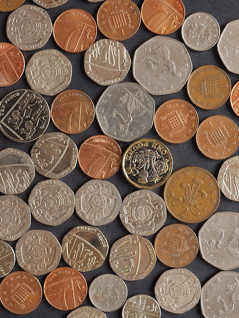 Pound coins, United Kingdom