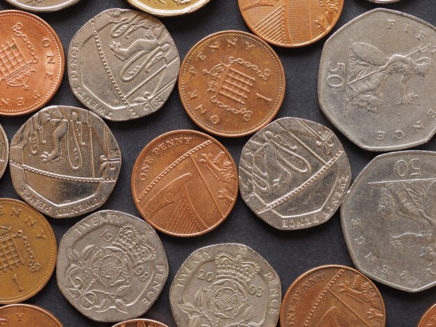 Pound coins, United Kingdom