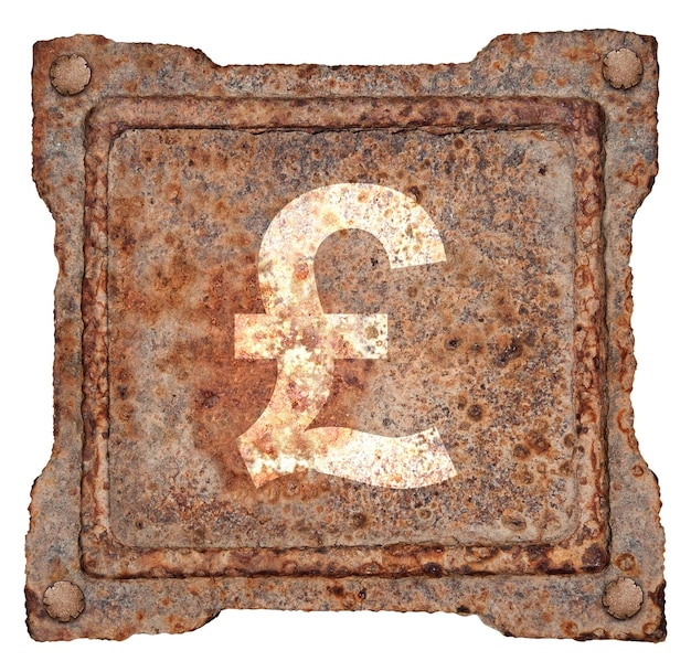 Икона фунта старого металла