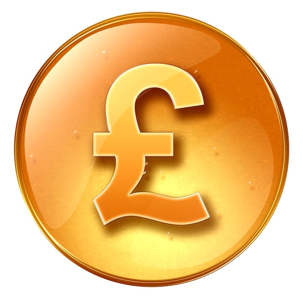 Pound icon yellow