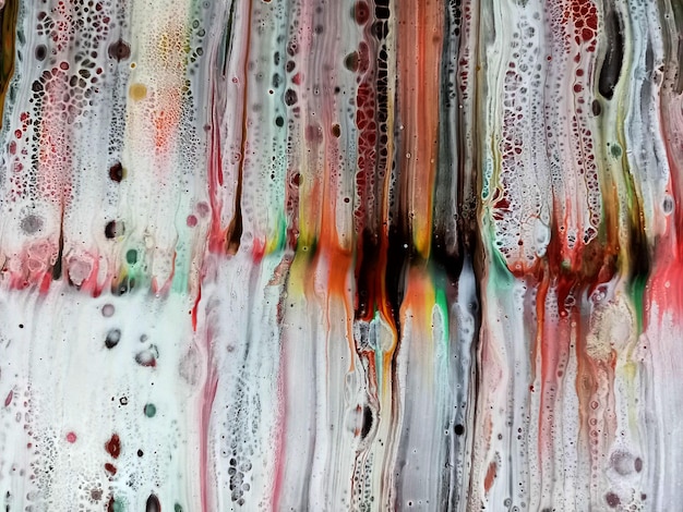 Pouring art work produced and filmed by myself