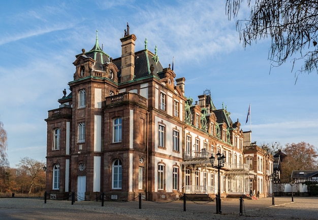 Pourtales Castle in Robertsau near Strasbourg