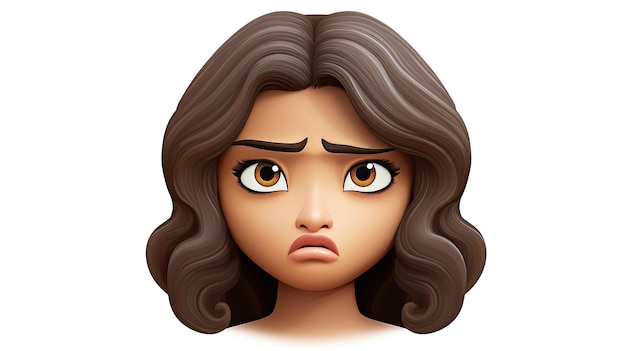 Pouting Face Emoji-uitdrukking