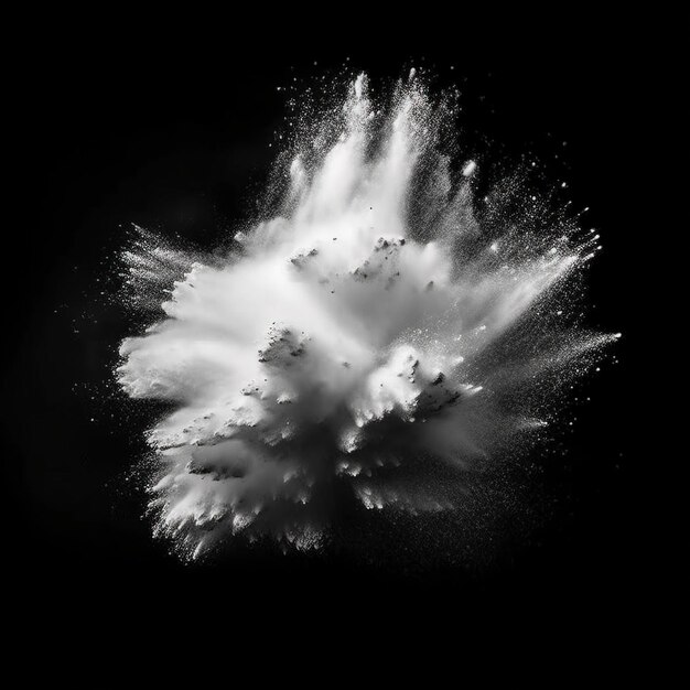 Premium AI Image | powder explosion