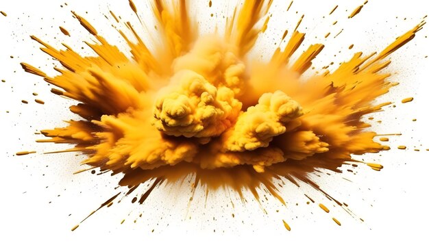 Photo powder explosion