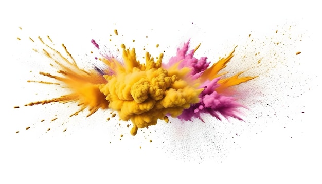 Photo powder explosion