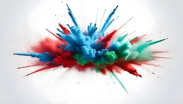 Photo powder explosion