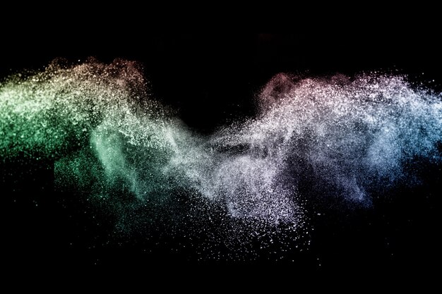 Powder of Galaxy and Nebula color spreading effect