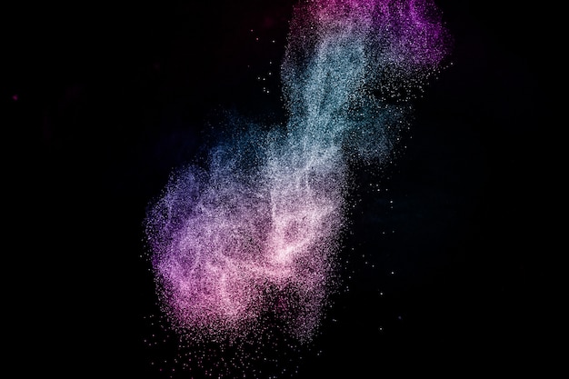 powder of Galaxy and Nebula color spreading 