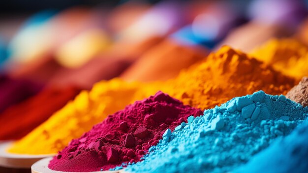 powder pigments HD 8K wallpaper Stock Photographic Image