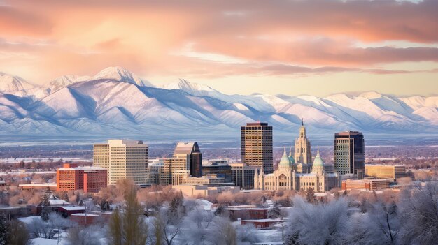 Photo powder salt lake city snow