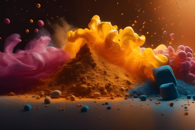 Powdered Colors For Holi