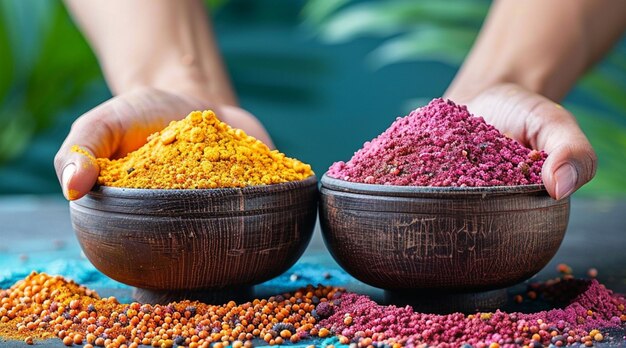 holi colored powder how to make
