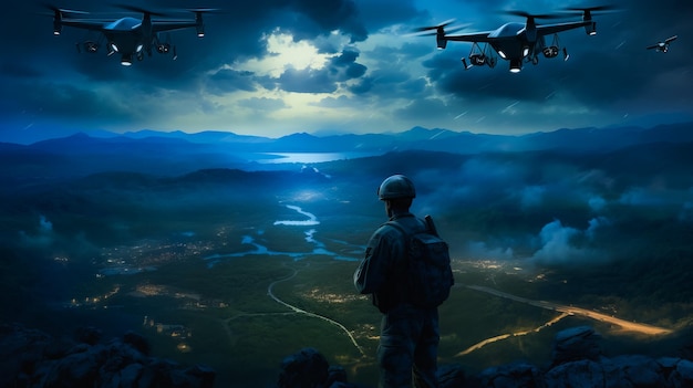 The Power of Drones Modern Warfare Military Drone