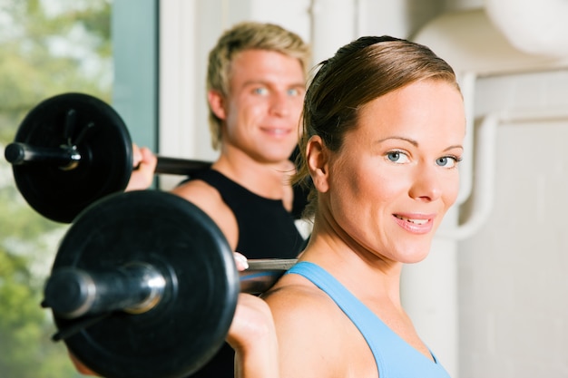 Power gymnastics with barbells