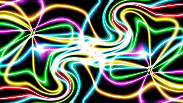 Power of lights art background