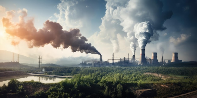 Power Plant Releases Co Carbon Trading Market And Air Pollution