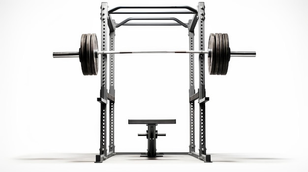 Power Rack Image on White Background